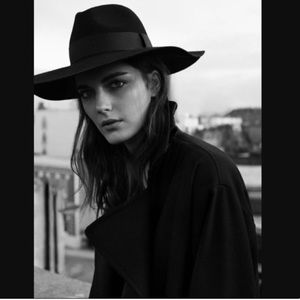 AllSaints Black Hesse Hat